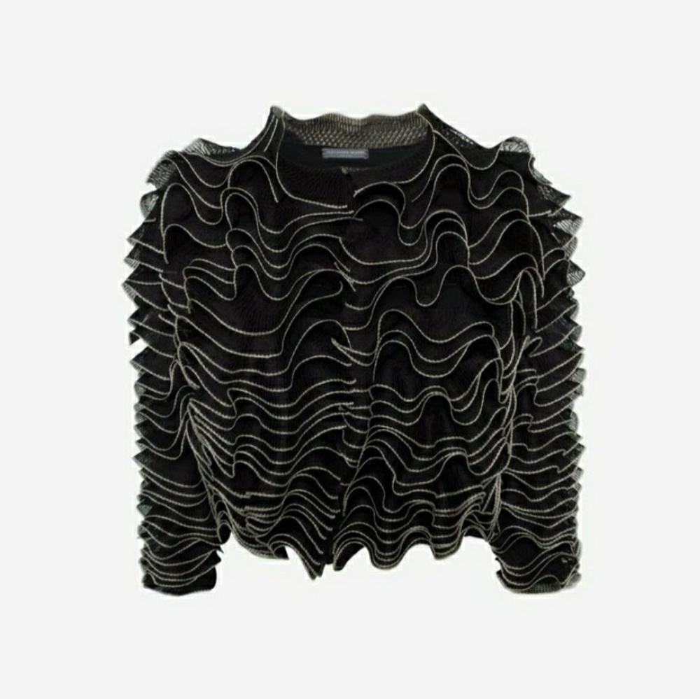 NWT Alexander McQueen frill cardigan - Picture 2 of 4